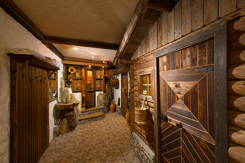 Saunalandschaft im Gästehaus Wallner